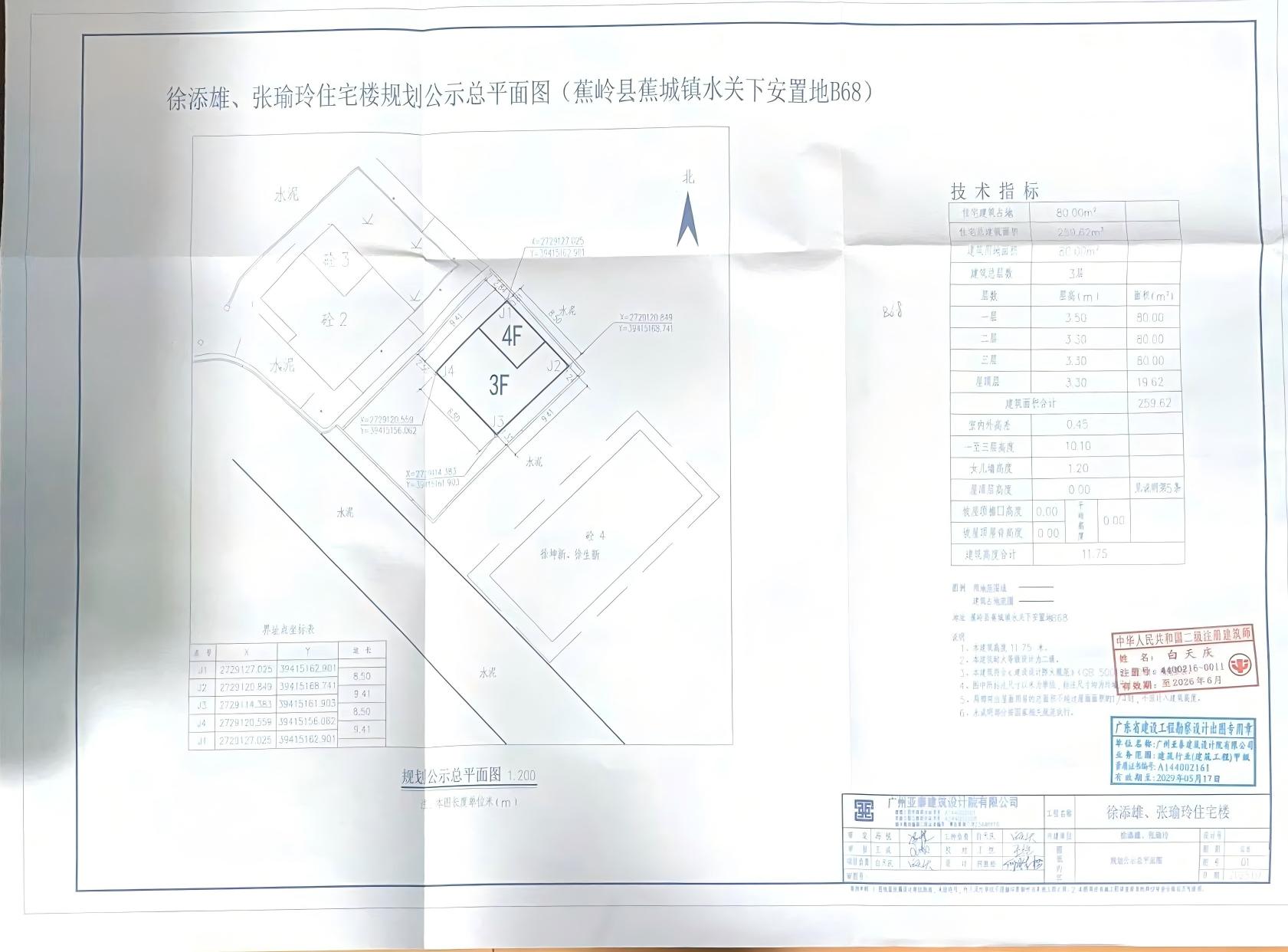 徐添雄、张瑜玲(B68)个人住宅楼规划批前公示总平面图.jpg